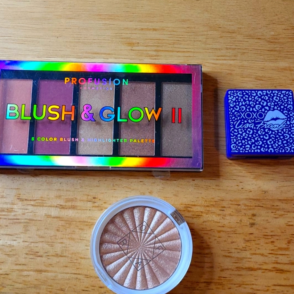 Ofra glow goals Highlighter lisa frank bronzer lot